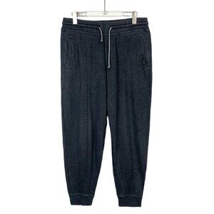 Brunello Cucinelli Gray Drawstring Elastic Waist Cotton Blend Sweatpants M Made